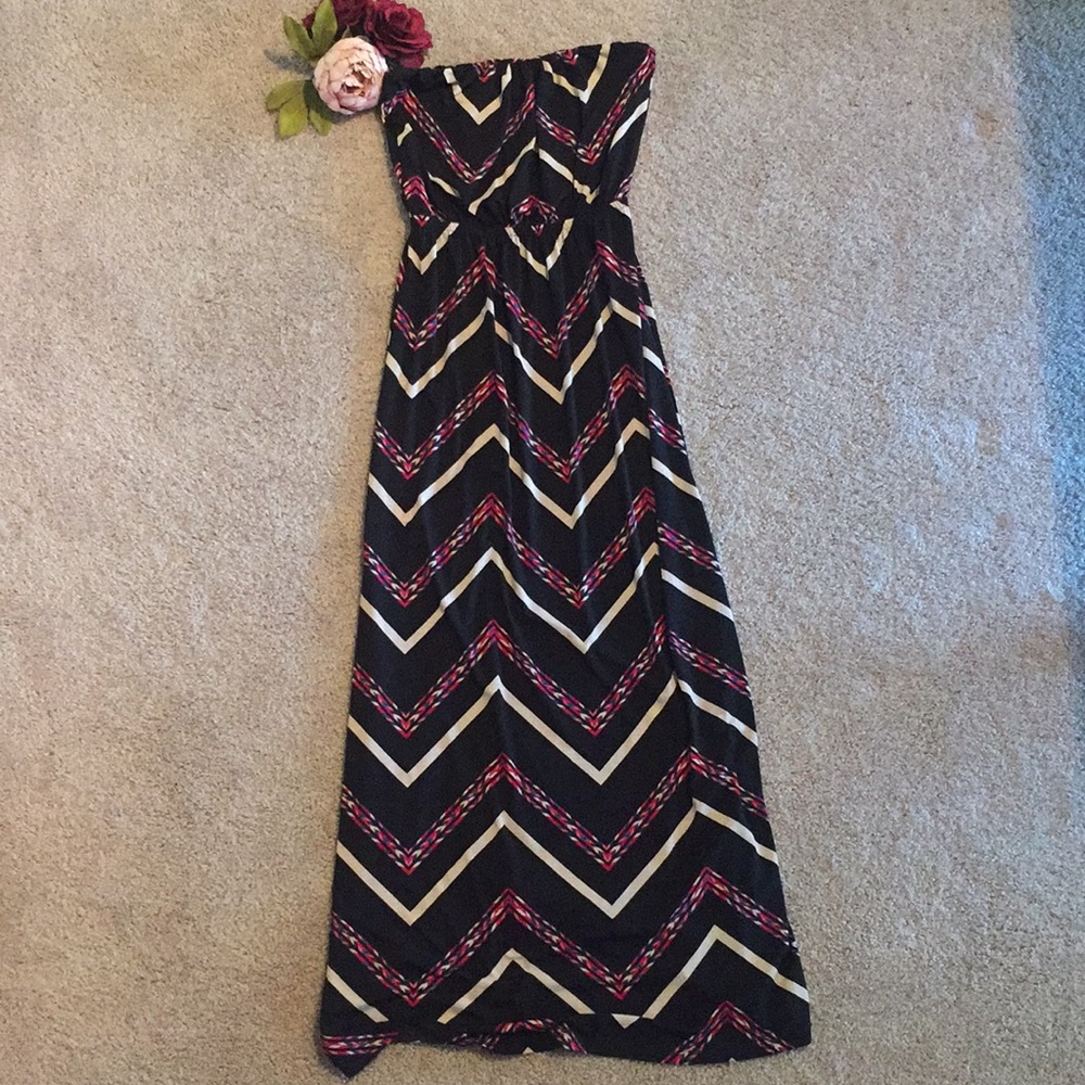 Maxi, Strapless Dress